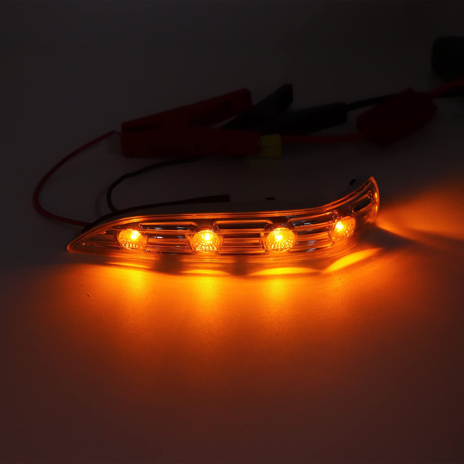 Aramox Luces LED para Espejo Lateral, Luz Indicadora de Señal de para Espejo Retrovisor compatible con Ix35 2010-2015, 1 Par