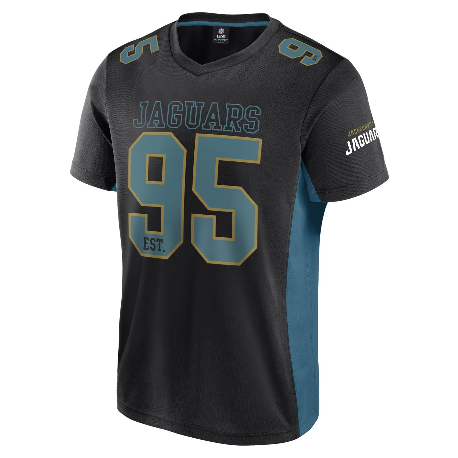 Fanatics Unisex Black Nfl Jacksonville Jaguars Core Foundation Top Polymesh Shirt L
