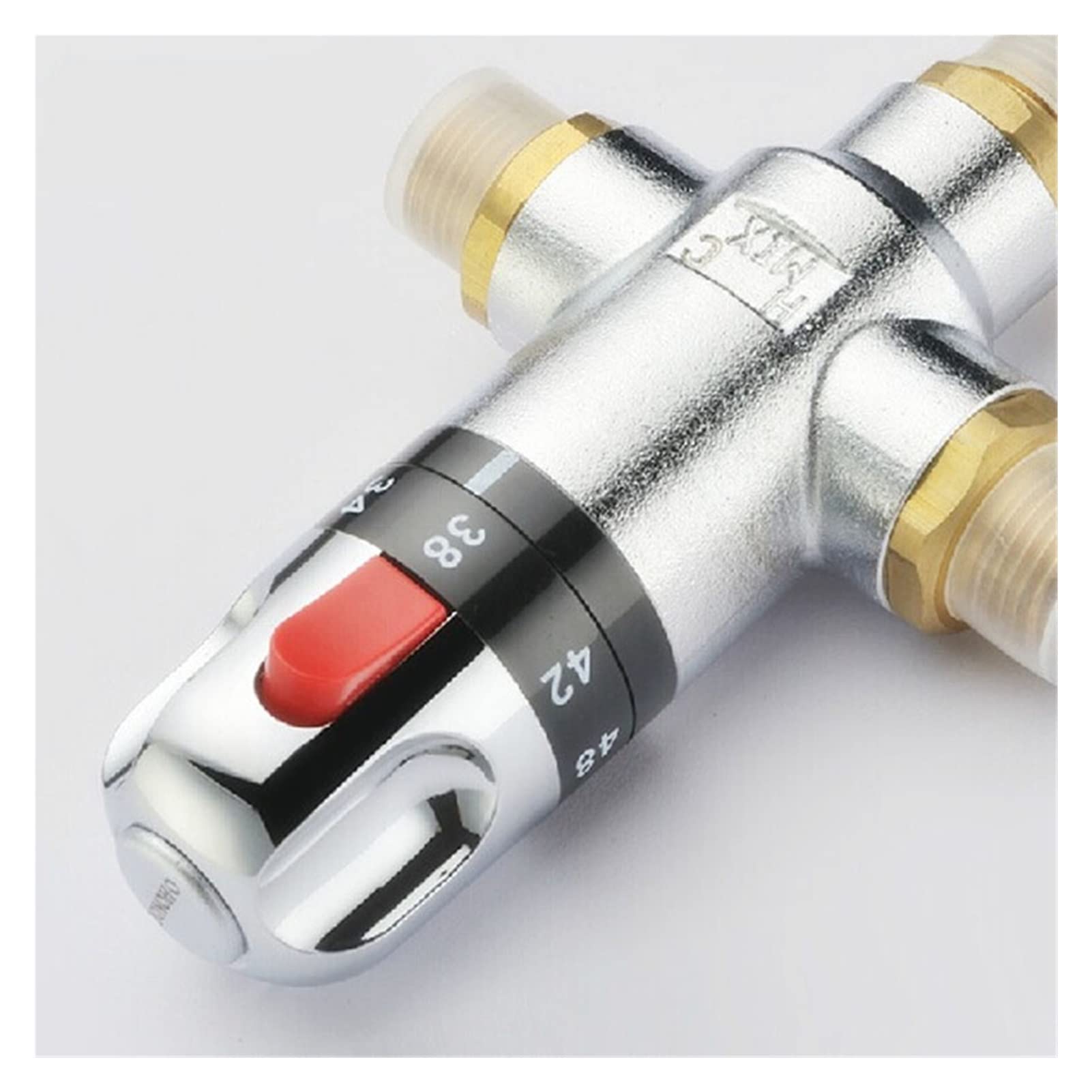 yaoqijie G1 / 2 G3 / 4 "G1 Válvula termostática de latón válvula de Mezcla termostática de energía Solar válvula de Control termostático Lasting (Color : DN15)