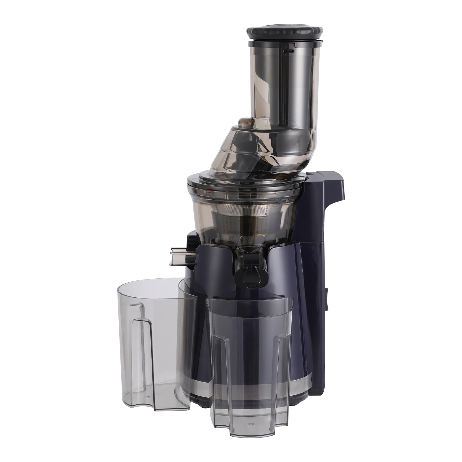 Fruit Juicer 110V Electric Juicer Machine 250W Compact Juicing Maker Dual-port Juice Separation Juicer Machine for Making Vegetable Juices Fruit Juices AJM-400B