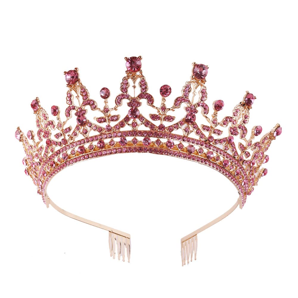 Crown Tiaras for Women Hair Jewelry, Crystal Crowns and