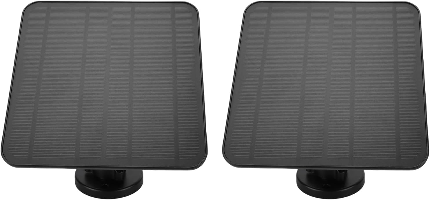 Focket Solar Panel for Security Camera, 12W Monocrystalline Silicon Solar Panel with Magnetic Charging Interface and 9.8ft Cable for Pro 5S Pro 4 3 Ultra 2 Cameras
