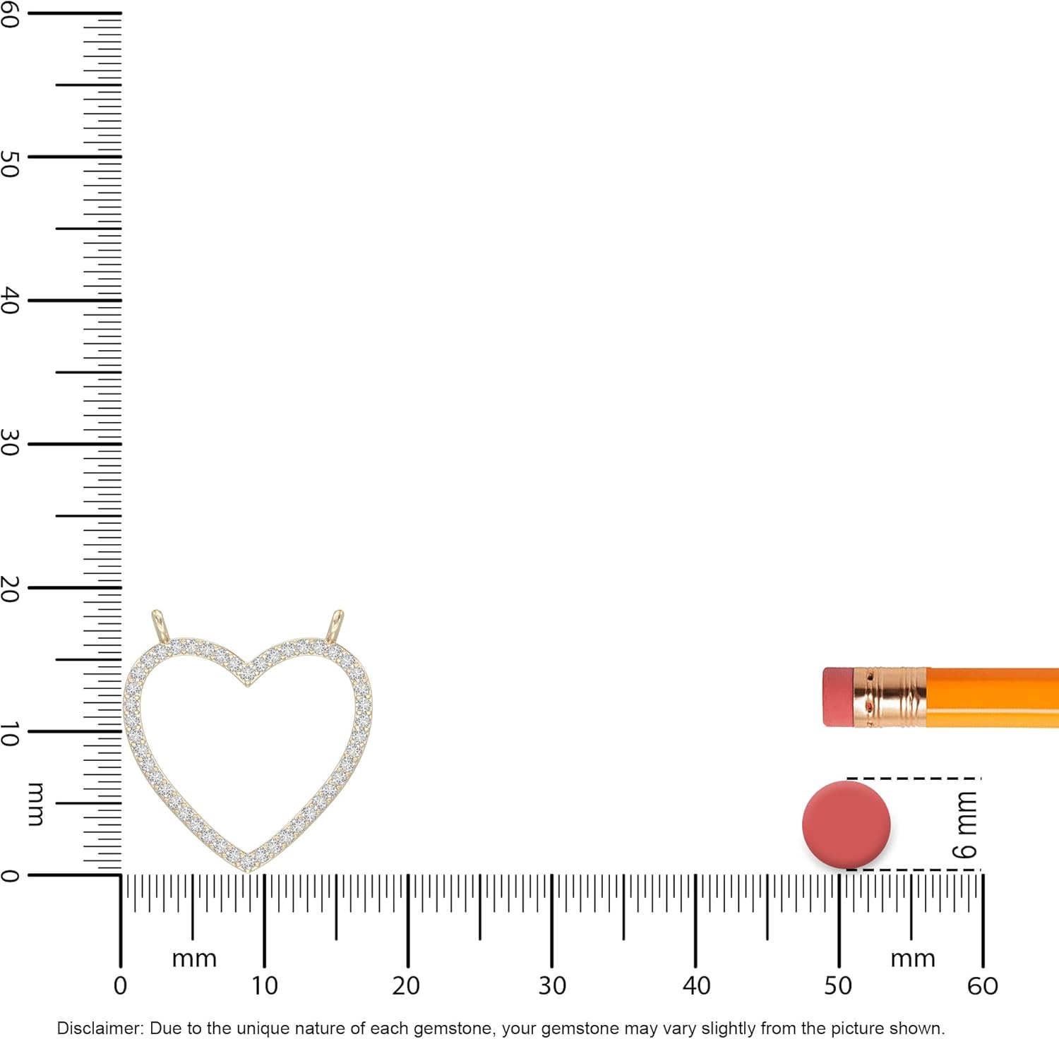 Natural Gemstone Heart Shape Pendant Necklaces for Women in Silver/18K Yellow/Rose Gold Vermeil, Birthstone Jewelry Gifts for Her Birthday, Anniversary, Christmas, Graduation