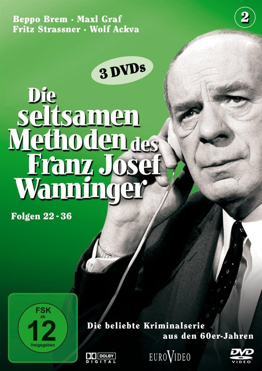 DVD Franz Josef Wanninger Box 2 con episodios 22 a 36 importado de Alemania
