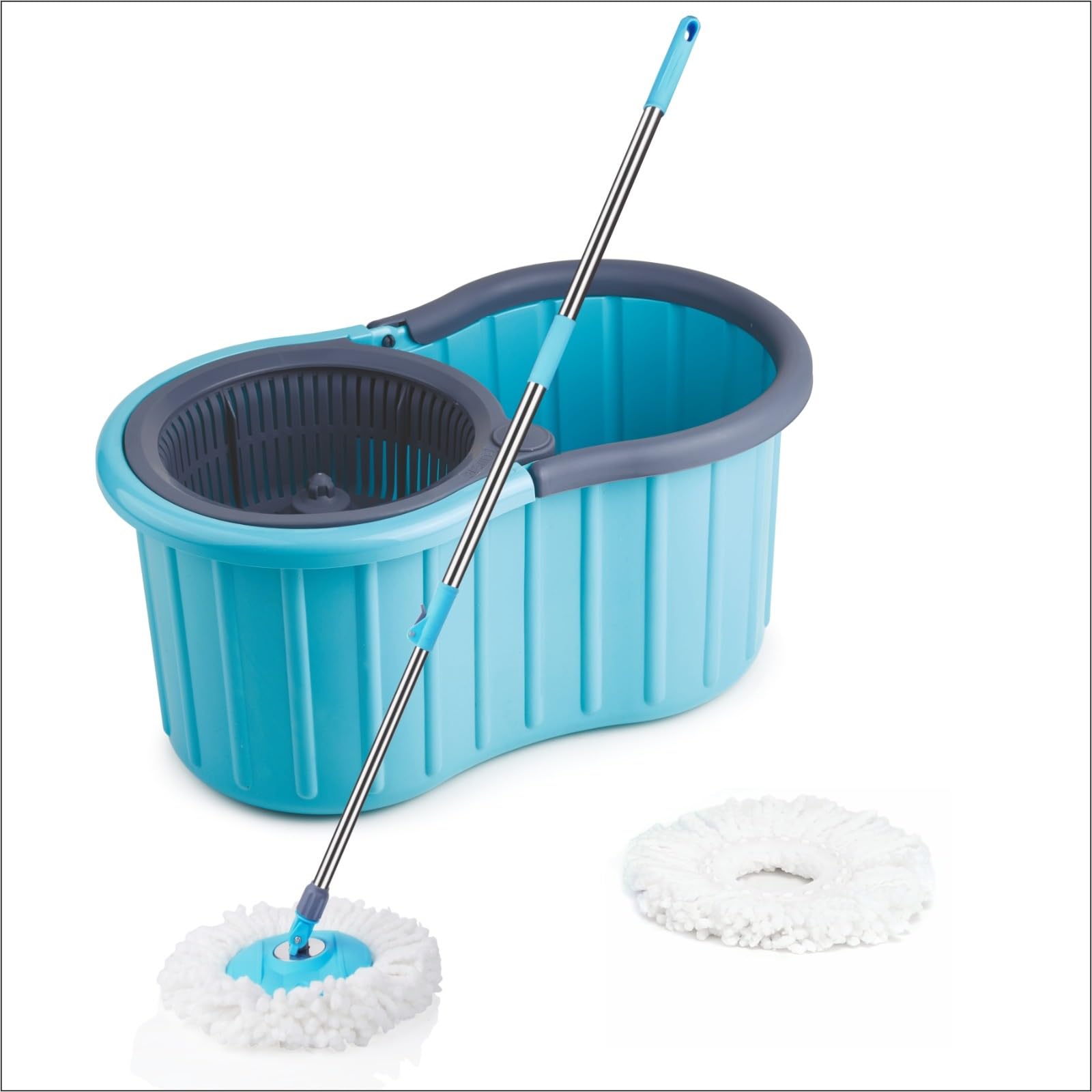 ELINOR MOP with Plastic Sprinkler and 2 Microfiber Refill