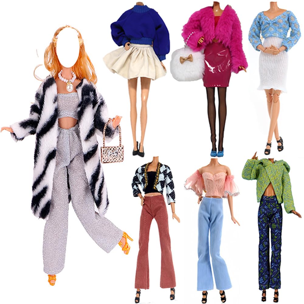 5 Set Abiti Per Bambole 29cm - Vestiti, Gonna, Scarpe, Cappello E Giacca Per Bambine - Foto 7