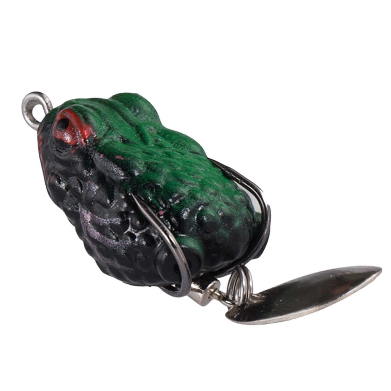 SECRET DESIRE Frog Lure Bass Bait Metal Sequin Swimbait Float On Water Lure for Freshwater Style A