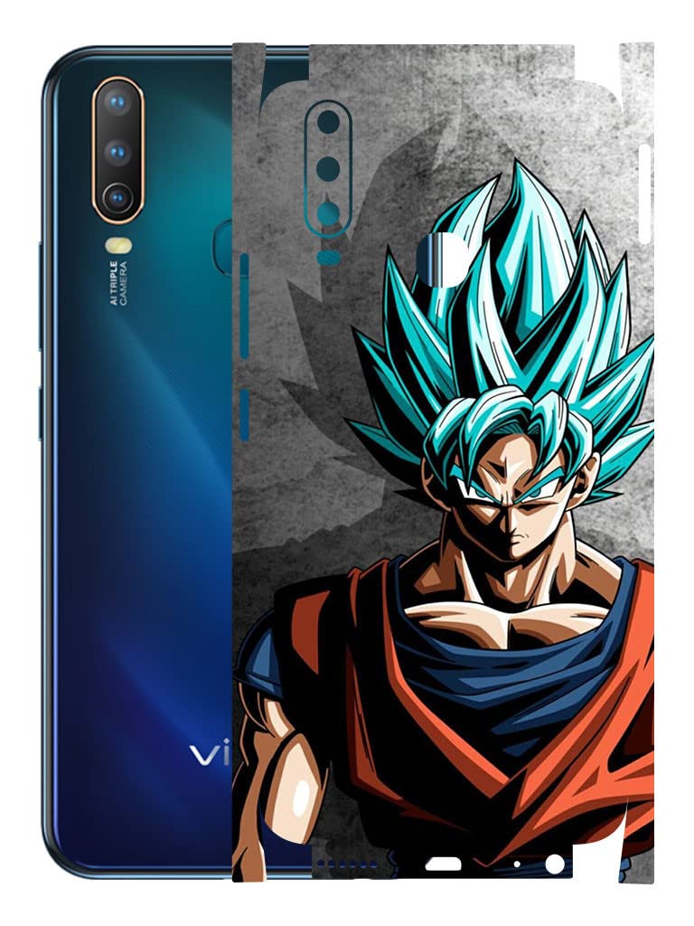 AtOdds - Vivo Y15 Mobile Back Skin Rear Screen Guard Protector Film Wrap (Coverage - Back+Camera+Sides) (Goku) (B0BPJ1M6WB) Amazon Price History, Amazon Price Tracker