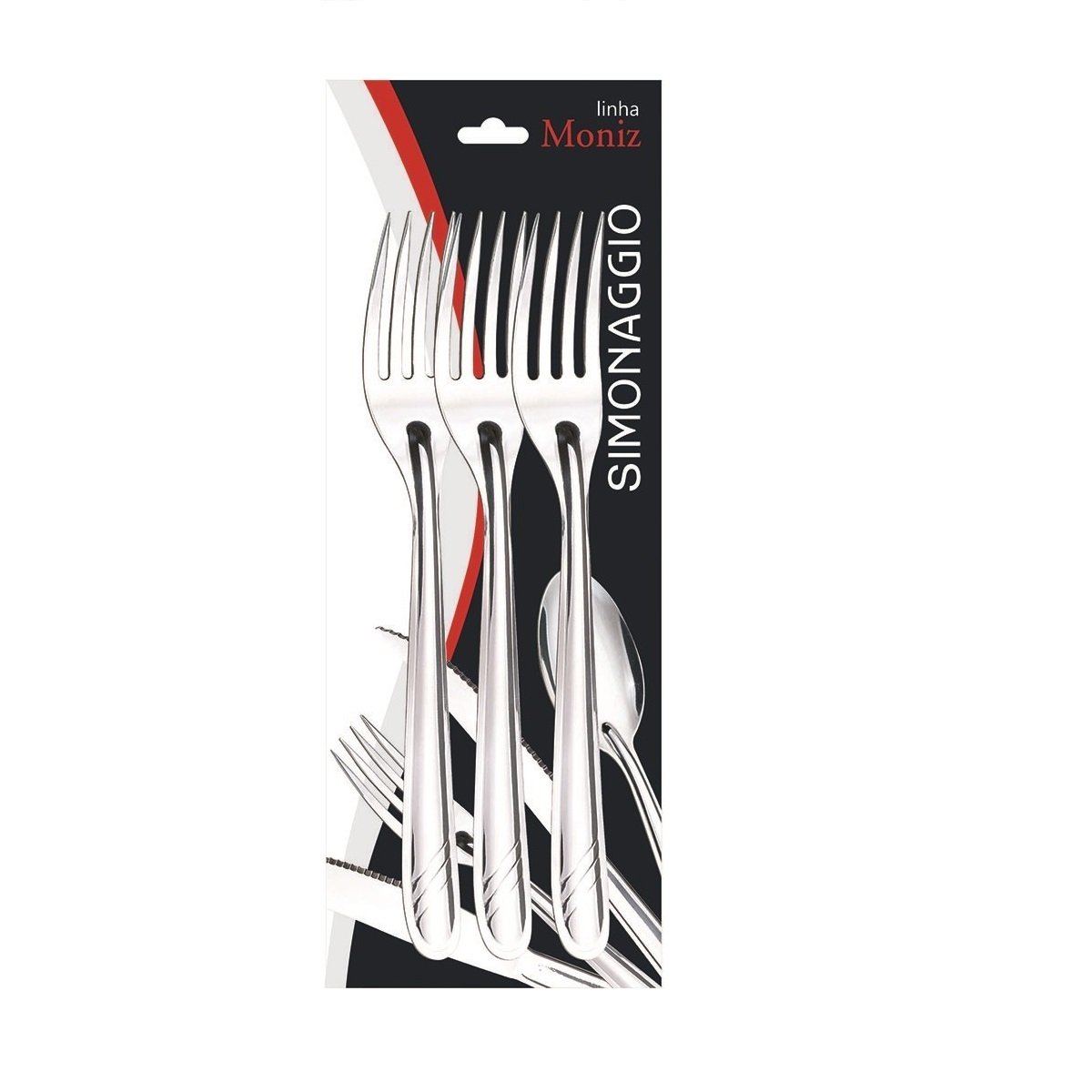 Simonaggio 172/3 Moniz Fork, Stainless Steel
