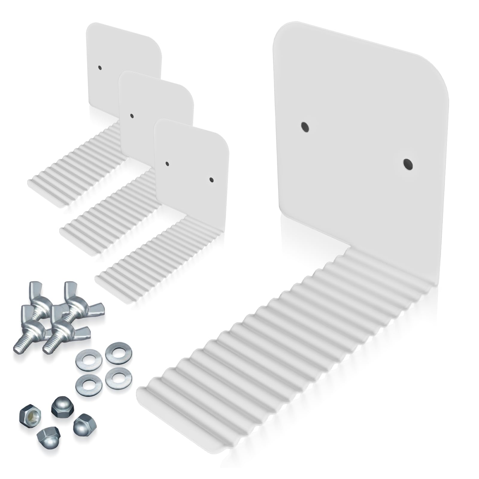 Amazon.co.jp: SHINEI なみなみスタンド (白 / 4個 セット/日本