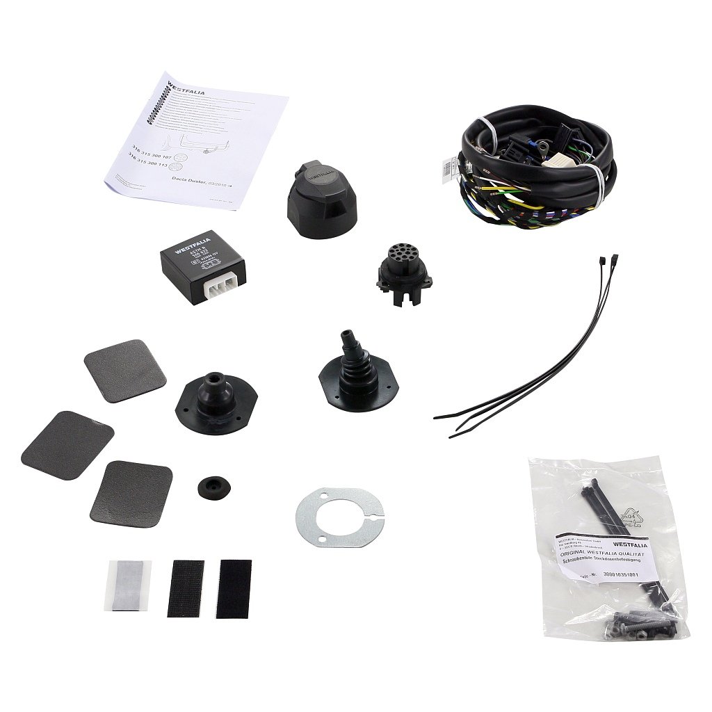 Westfalia, set elettrico per auto a 13 poli e specifico per Dacia Duster I (BJ 03/2010-12/2017), 316366300113