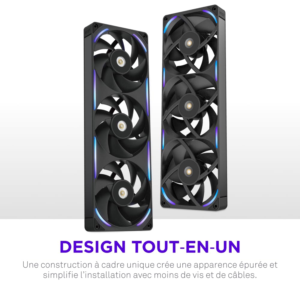 NZXT F360X - Ventilateur monobloc 360mm PWM RGB Performance - Noir