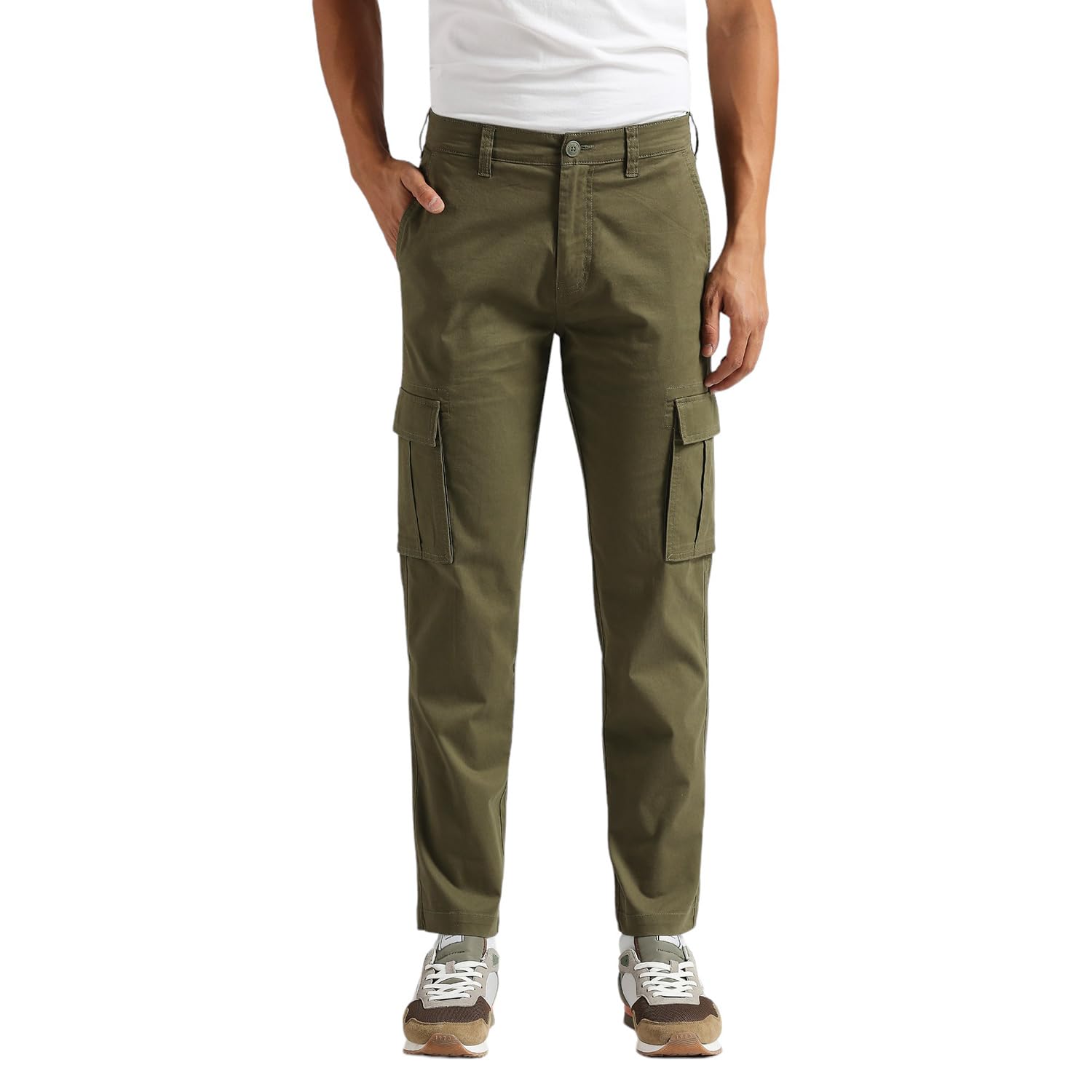 pepe jeans Men's Mid Rise Regular Casual Pants-picture-32