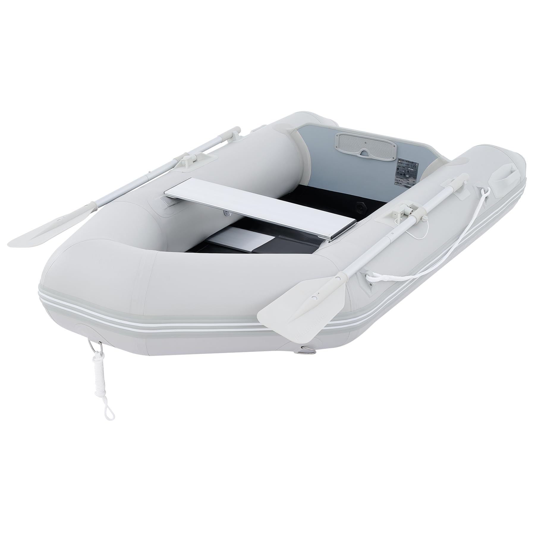 CO-Z Bateau Gonflable pour Adultes Radeau Portable 2/4 Personnes 300kg/450kg Flotteur PVC pour Bateau Pêche Chasse ou Jeu sur Lacs Rivières et Rapides d'eau Vive