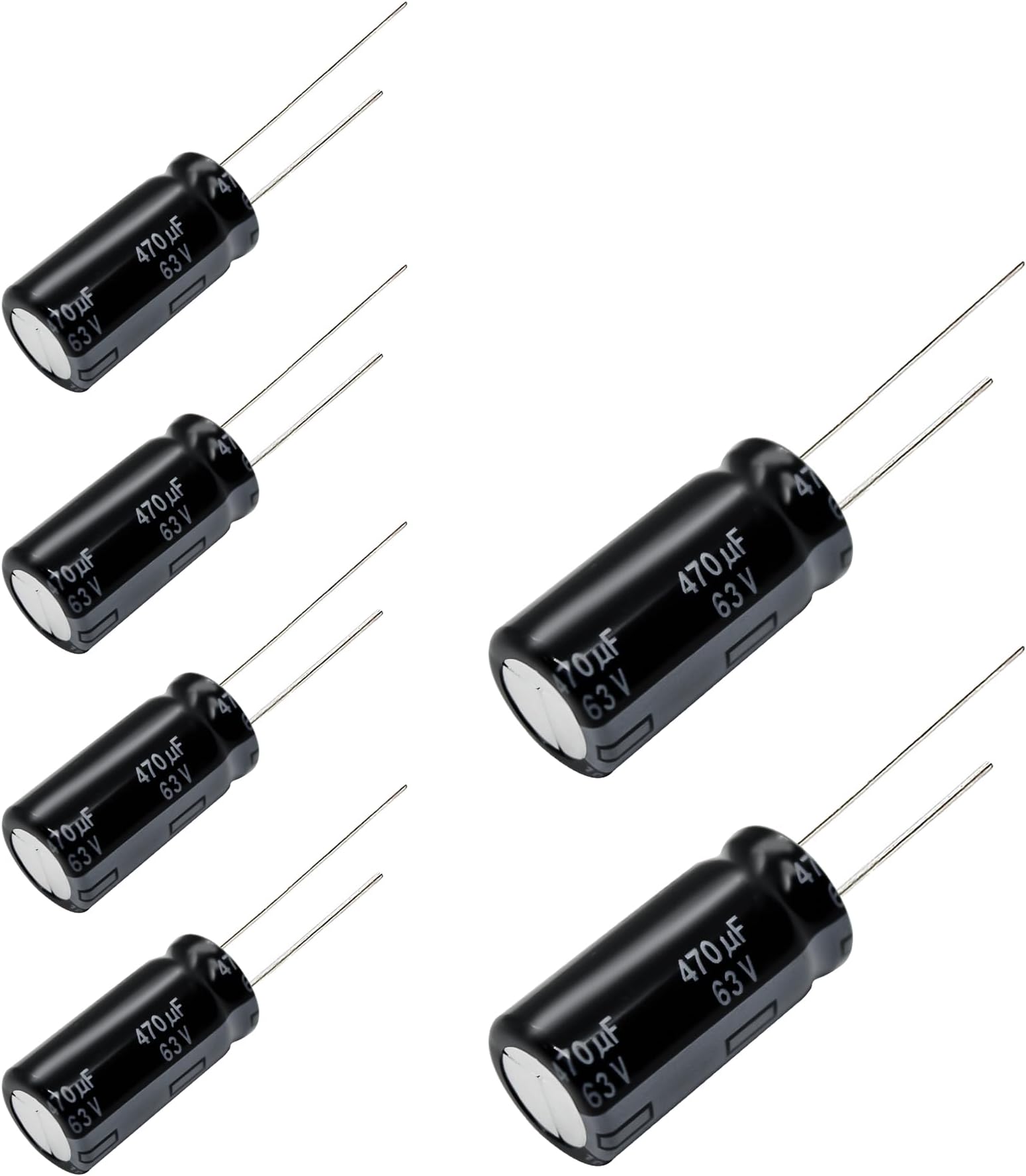 Replacement for 6 pcs Panasonic FR Series Capacitors 63V 470uf Ultra Low ESR