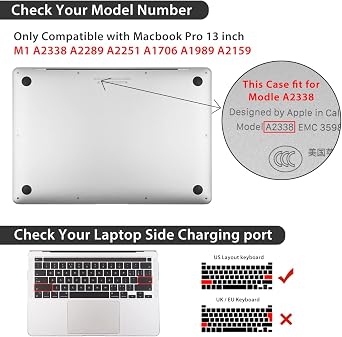 Compatible with 2022 M2 MacBook Pro 13 inch Case 2021 2020-2016 M1 A2338 A2289 A2251 A1706 A2159 A1989 with Touch Bar, Sparkling Case&Keyboard Cover&Screen Protector&Webcam Cover, Astronaut