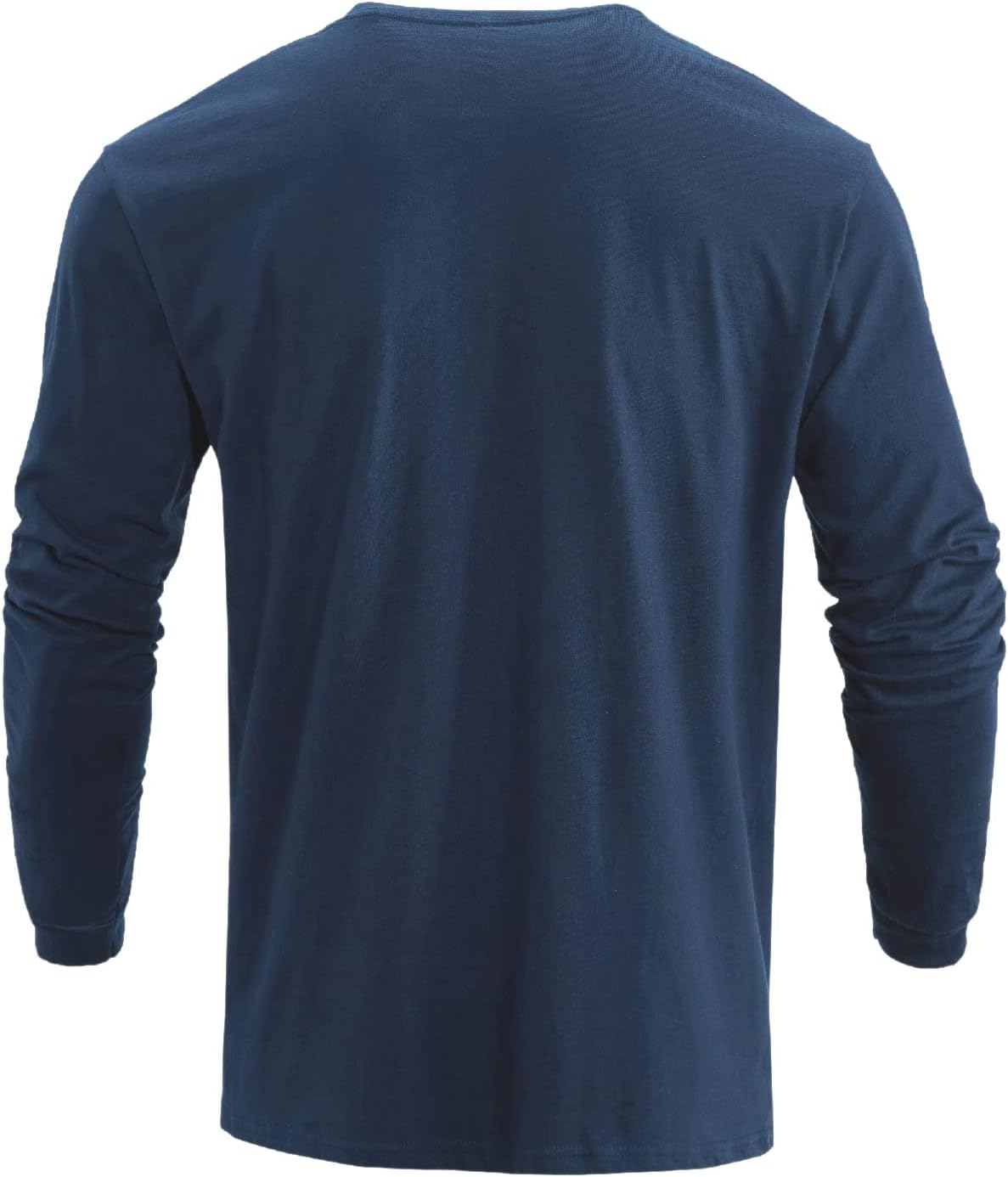 H HYFOL Men's Graphic T-Shirts USA Flag Cotton Long Sleeve American Patriotic Crewneck Regular Tee Shirts - Image 3