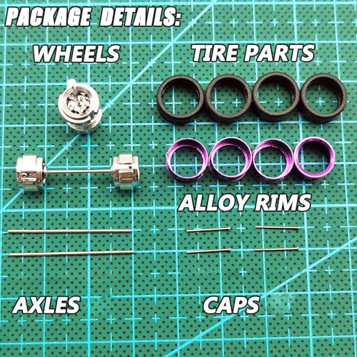 Ruedas WAVEIST para autos a escala 1:64 miniatura 5