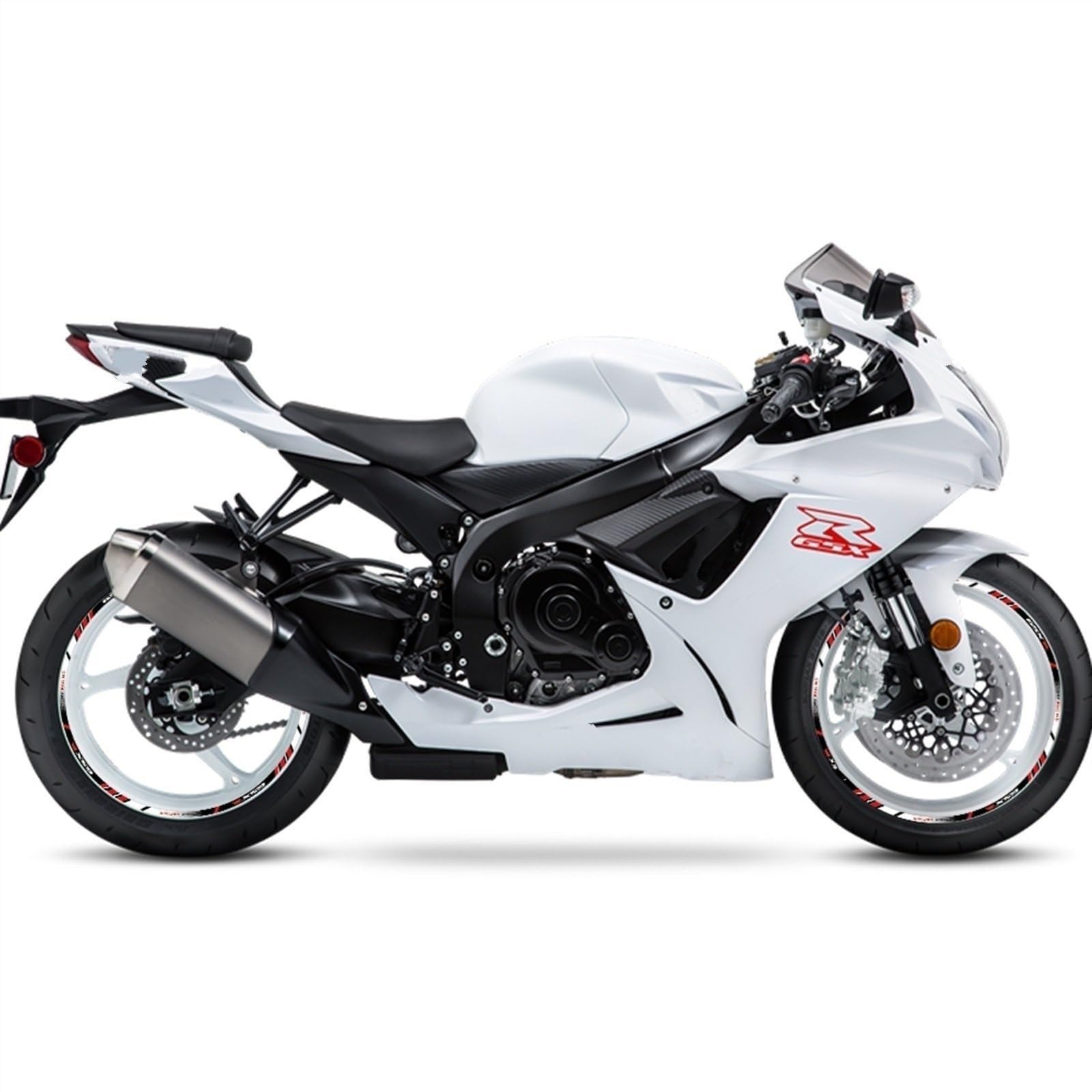 Motorrad-Rad-Aufkleber Wasserdicht 43,2 cm (17 Zoll) Felgenband Für RS457 RS 457(Color18)