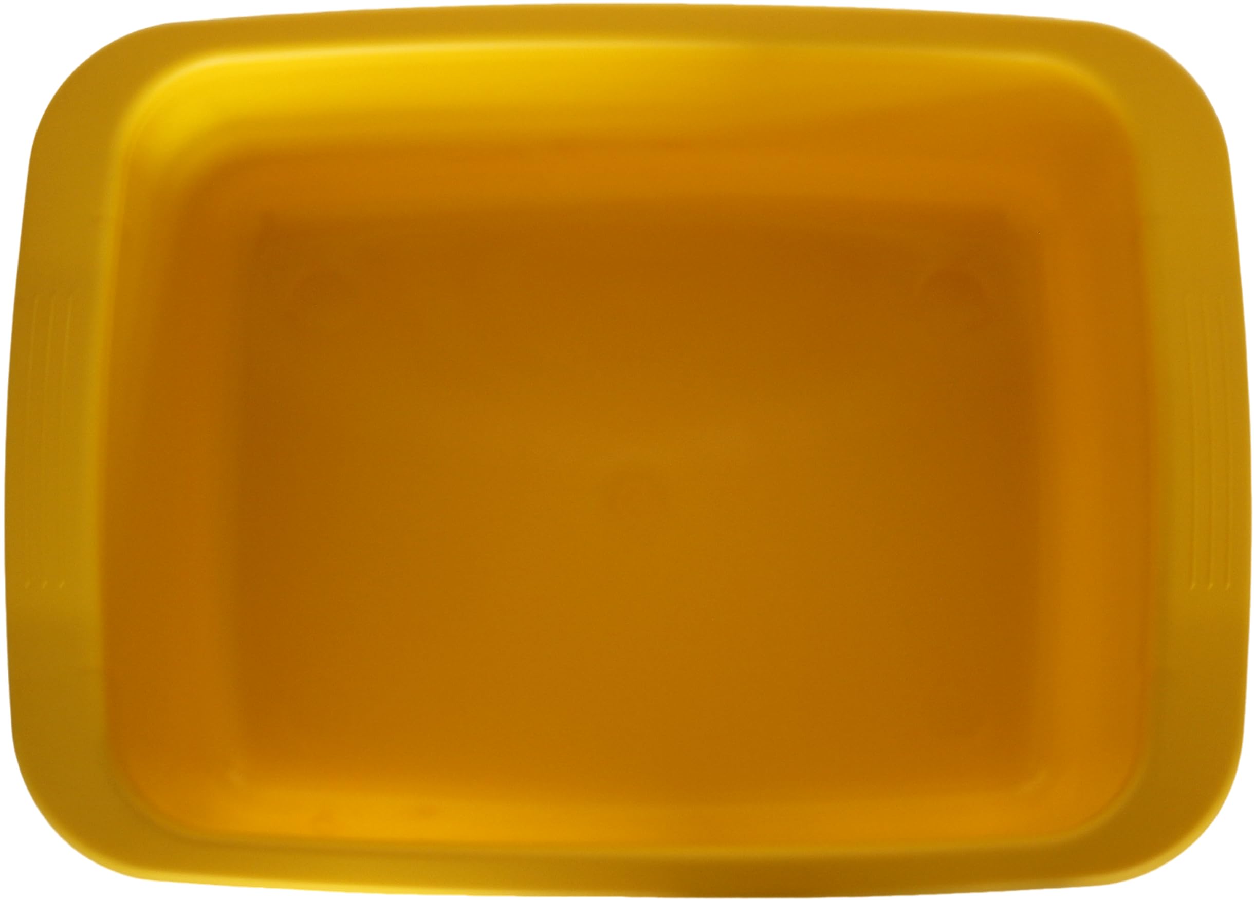 Macchiavelli catino rettangolare giallo 10L plastica vaschetta multiuso 42x31x15,5 cm