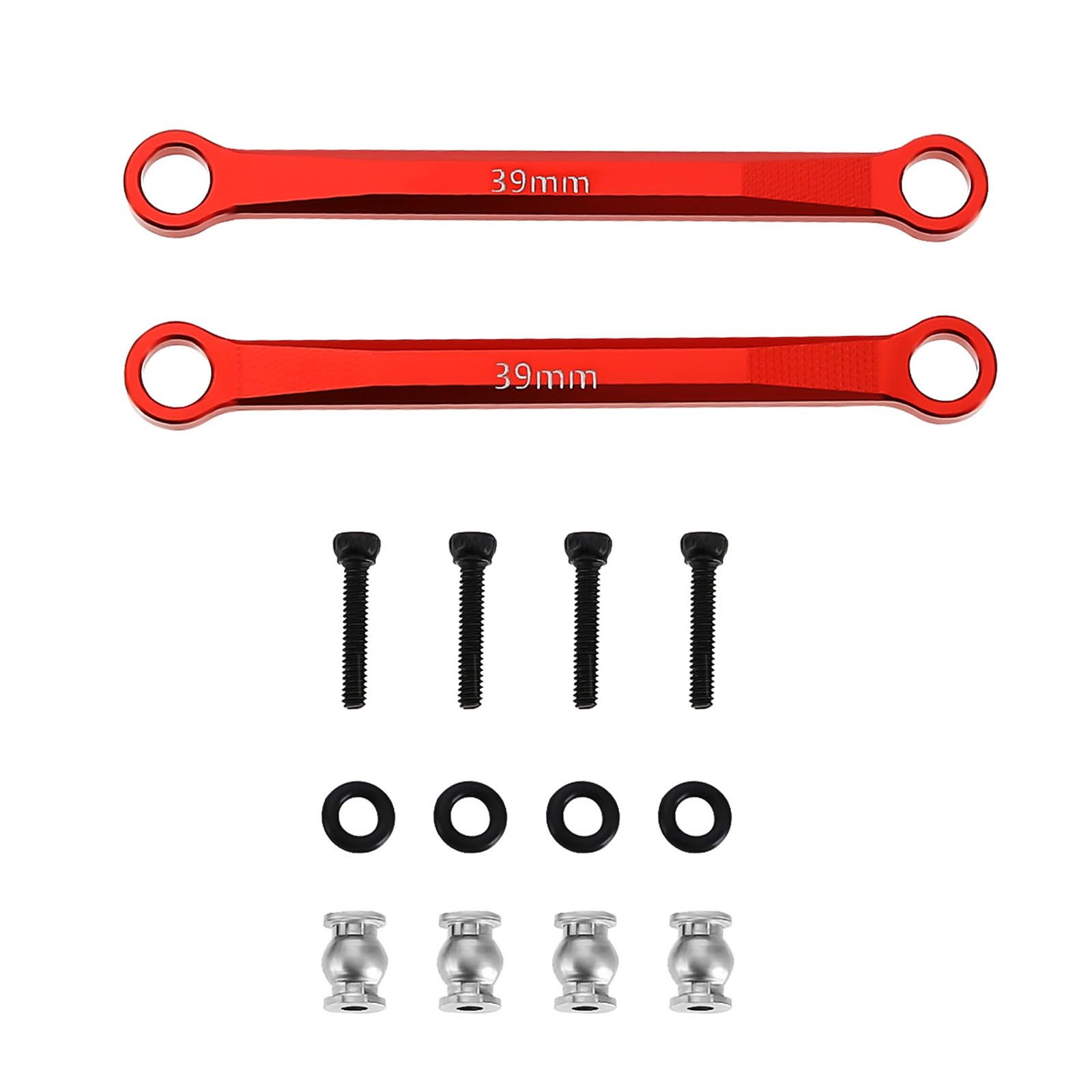 SG Store 1 Set Aluminum Alloy High Clearance Links Tie Rod Kit Compatible with Axial 1/24 SCX24 Compatible with Chevrolet AXI00001 Compatible with Gladiator AXI00005