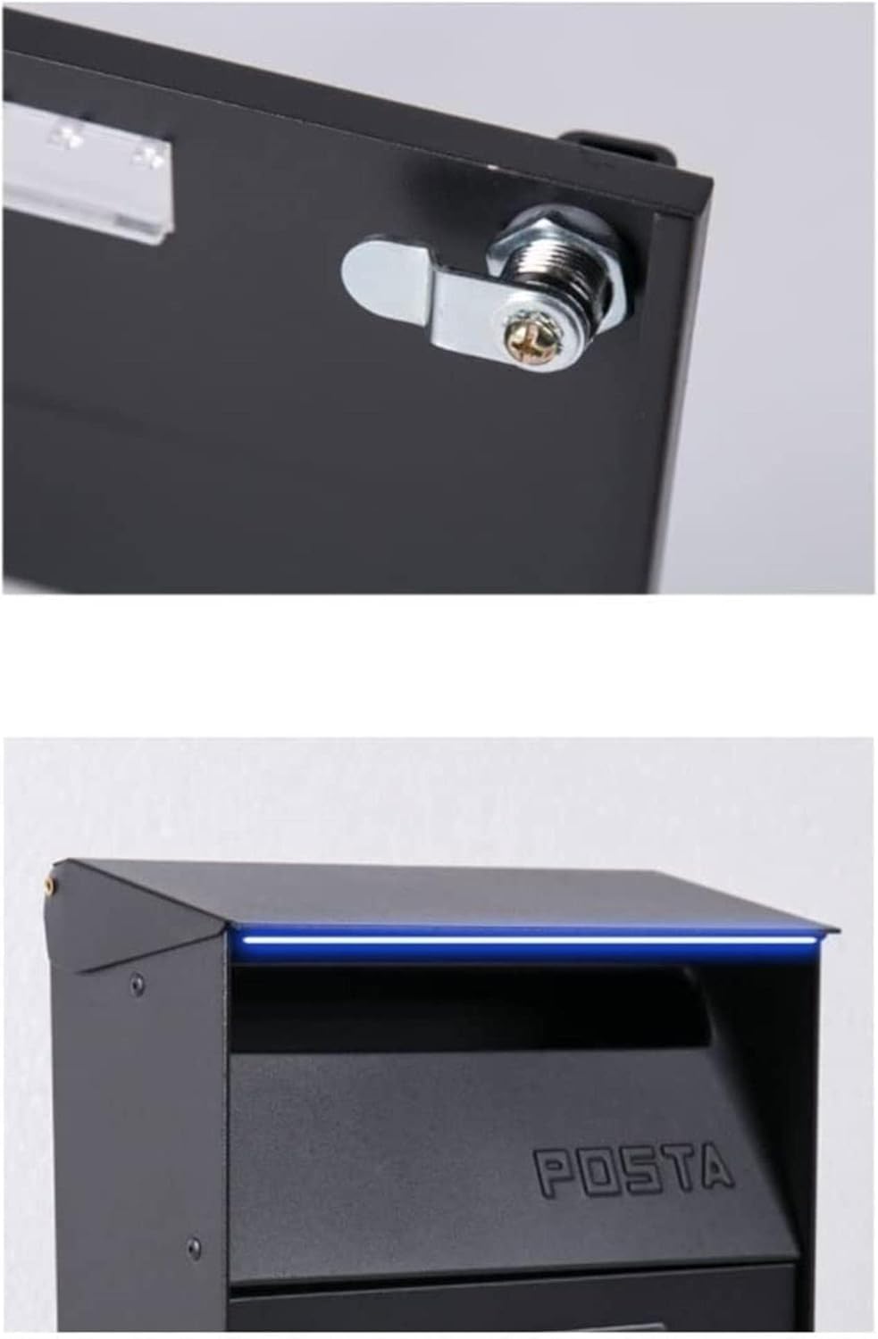 Wall Mount Letterboxes Letterbox Posts Wall Mount Mailboxes Galvanized Steel Mail Drop Collection Boxes Package Lockers