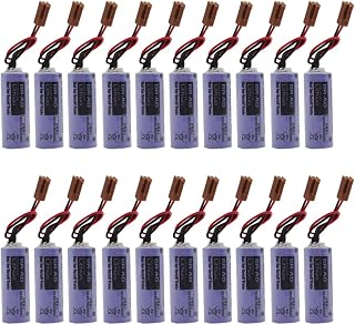 YICUAA 20pack BR-AG 3V Lithium Battery 1800mAh with Brown Plug