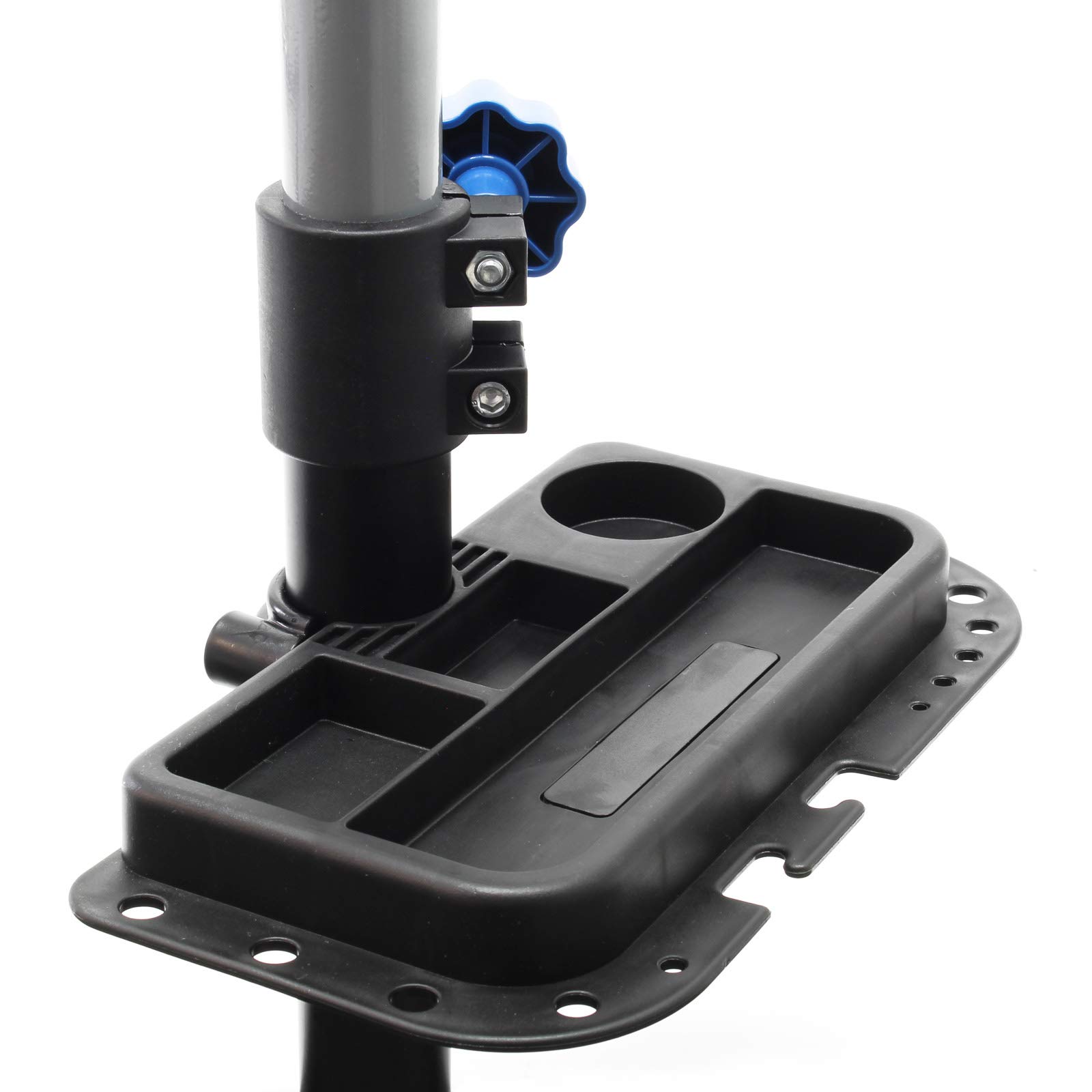 WilTec Pied d’Atelier pour vélos et VAE – 900 x 900 x 1080 mm – Hauteur réglable 108-187 cm – capacité Max. 30 kg – pivotant 360° – Support de Montage réparation Bicyclette