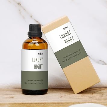Luxury Night Fragrance Oil - 30ml&100ml, MitFlor Single Scented Oil, Soap & Candle Making Scents, Large Size Aromatherapy Oil, Rich & Warm Scent for Home Fragrance