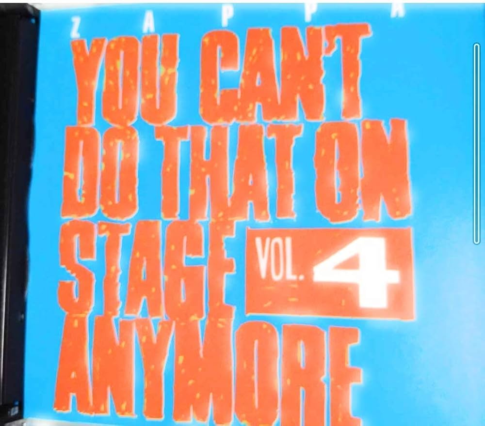 Amazon.co.jp: You Can't Do That On Stage Anymore - Vol. 4