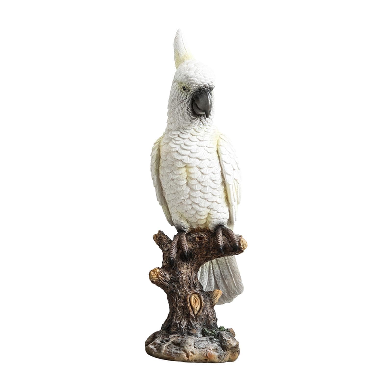 TWISAXC Lifelike Figurine Desktop Office Home Decoration Unique Bird Statue Resin Birthday Housewarming Gift Desktop Craft Ornament Table Centerpiece Decor