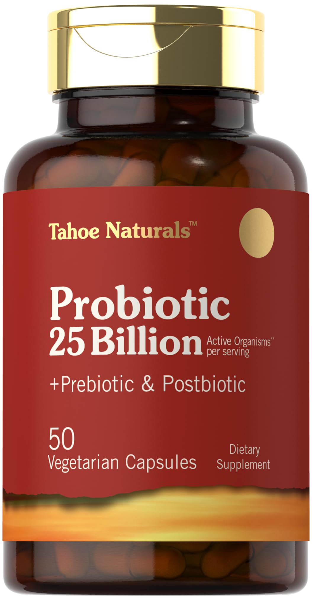 Carlyle Prebiotic, Probiotic & Postbiotic | 25 Billion CFU | 50 Powder Pills | Men and Women's Digestive Health | Vegetarian and Non-GMO Supplement