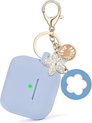 Miniatura 85 de Funda para Airpods Pro de 1ª y 2ª generación – VISOOM Airpods Pro 1/2 fundas para mujeres de silicona iPod Pro 2 auriculares estuche de carga Gris