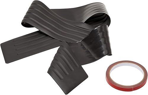 Miniatura 8 de Protector de parachoques trasero para automóviles y SUV, acolchado de goma universal (negro, 40.9 pulgadas)