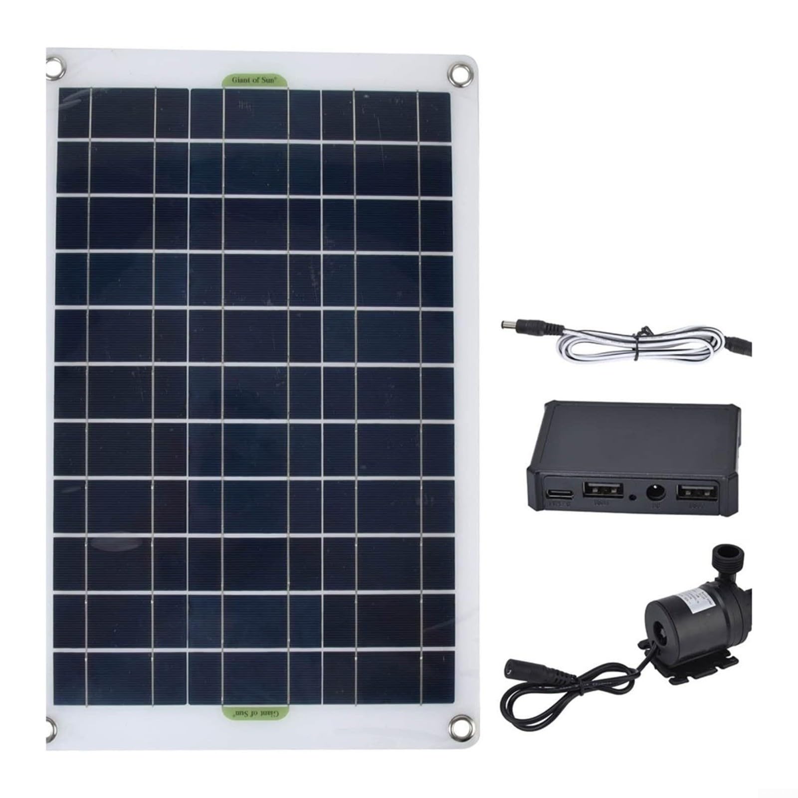 Set pompa ad acqua solare da 12 V, silenziosa, per giardino | silicone e plastica, alta efficienza, per abbeveratoio per uccelli, acquari, piccoli laghetti, durevole