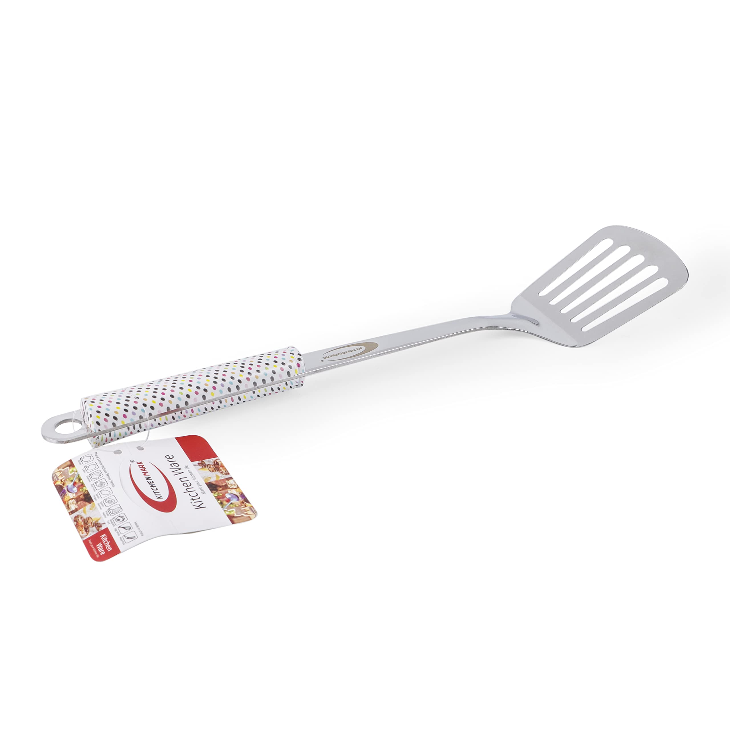 Stainless Steel Spatula Turner 37cm - Color Dots