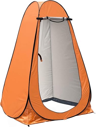 Anngrowy Pop Up Privacy Shower Tent - Portable Outdoor Camping Bathroom Toilet Changing Dressing Room - UPF40+ Waterproof