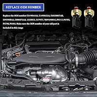 Vista 6 de Interruptor del sensor de presión de aceite del motor, unidad de envío de aceite, reemplazo del interruptor del remitente del sensor de presión