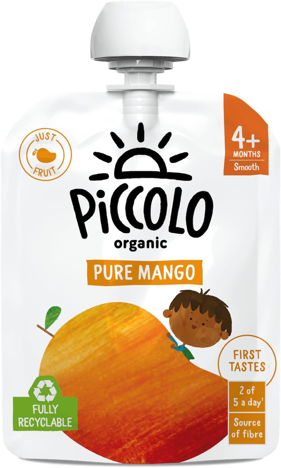Piccolo Organic Fairtrade Pure Mango Blend, 70g