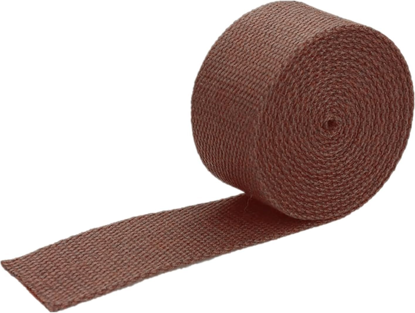 ABB Ropes & Niwars 32 MM Coffee Brown Spun Polyester Webbing Sling Belt for Lifting and for Bags Luggage School and Collage Bag Travel Bag Sports Safety Harness Purpose and DIY - 10 Mtrs-picture-30