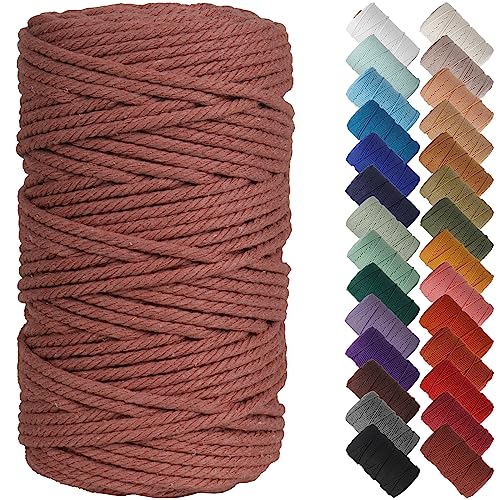 NOANTA Rust Red Macrame Cord 4mm Review: A Detailed Look at This Cotton Cord for Crafting