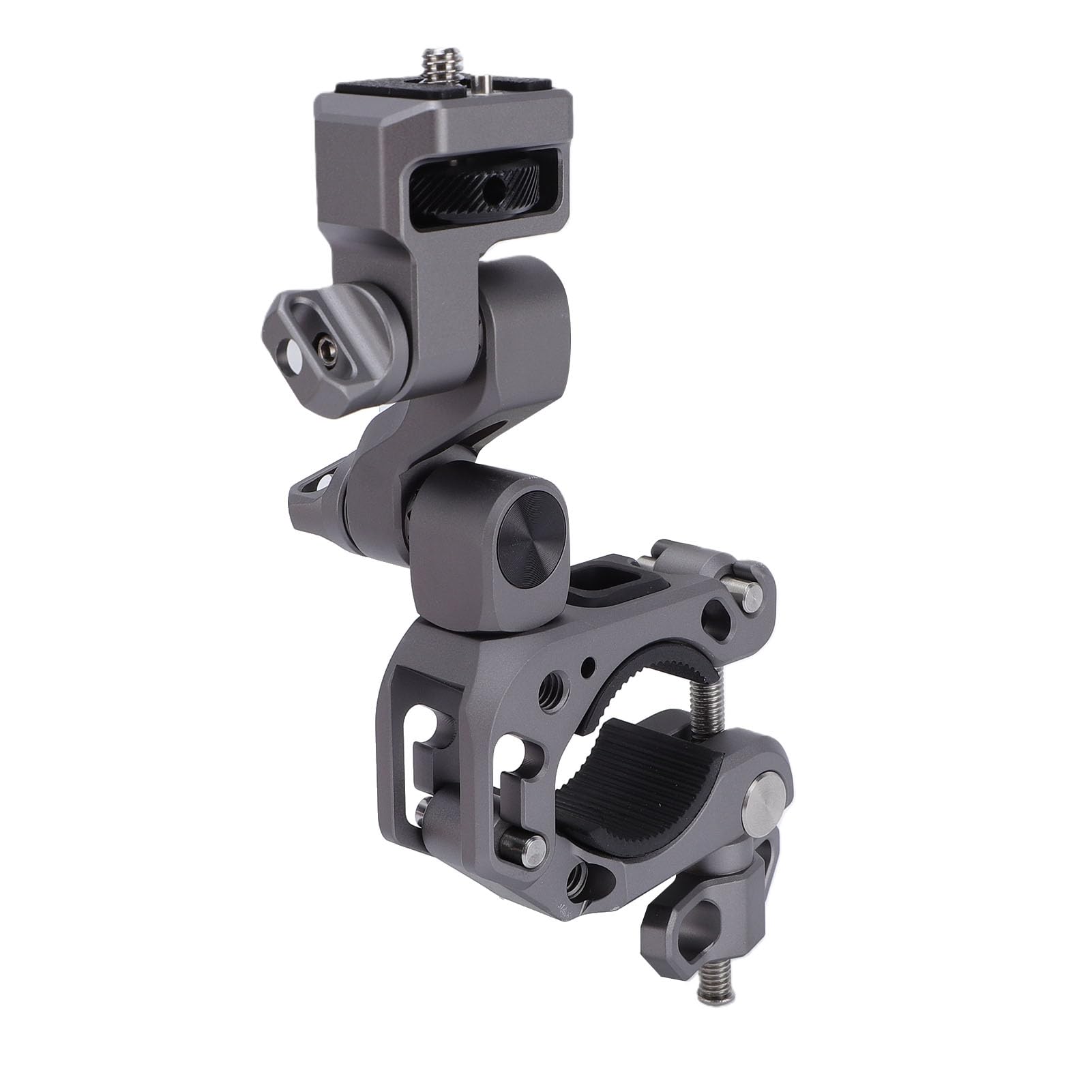 Supporto Morsetto per Action Camera, Adattabile a Manubrio | Lega di alluminio, rotazione di 360 gradi, compatibile con DJI,