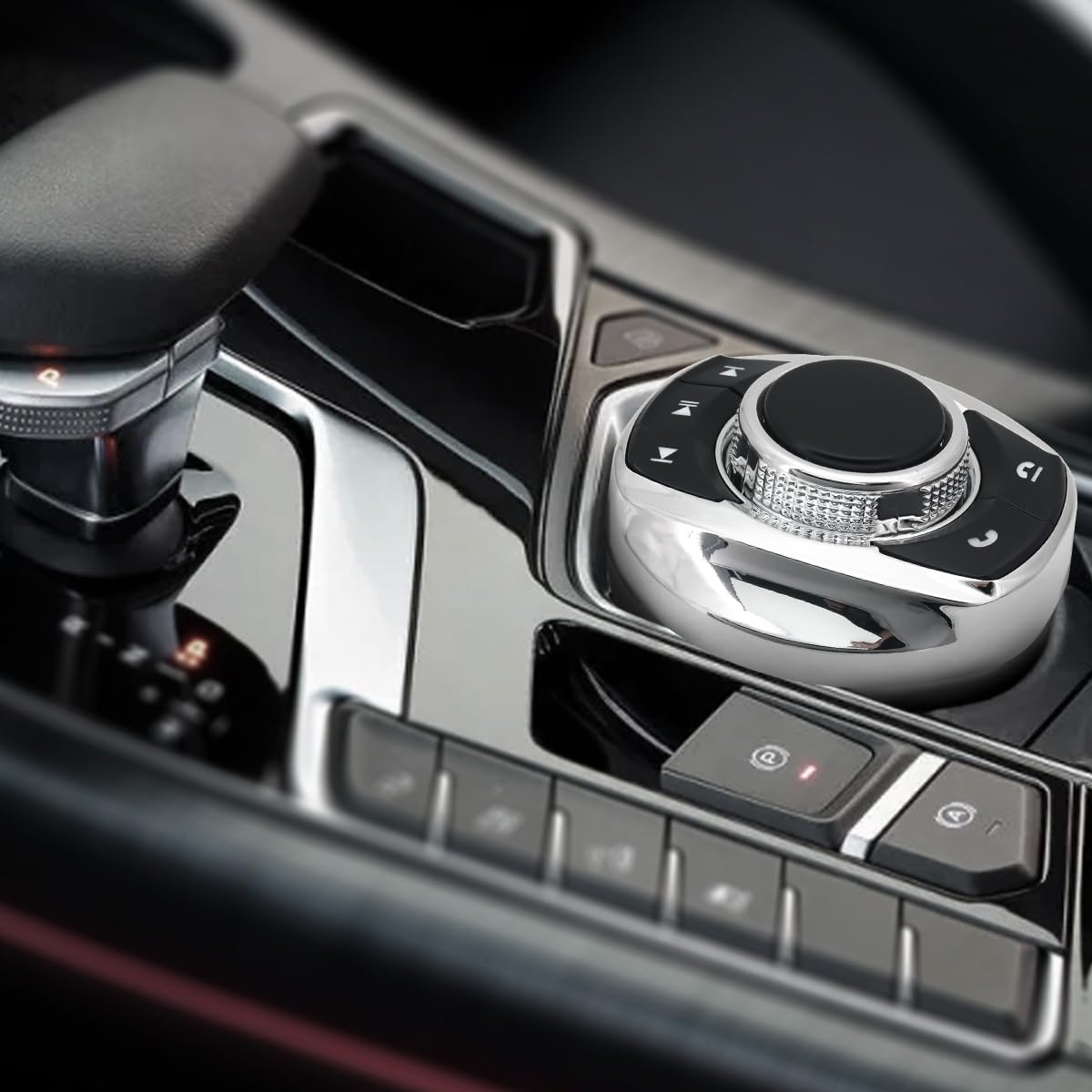 Télécommande au Volant 8 Touches Multifonction sans Fil en Forme de Tasse de Voiture Bouton de télécommande pour autoradio Universel Lecteur multimédia Navigation GPS
