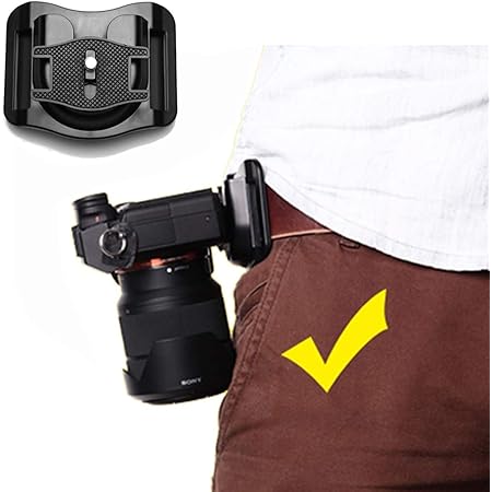 Camera Holste, Camera Belt Mount, Hanger Sling Clip Holster for SLR DSL Camera ,Carry Your Light Weight Camera from Your Waist Belt