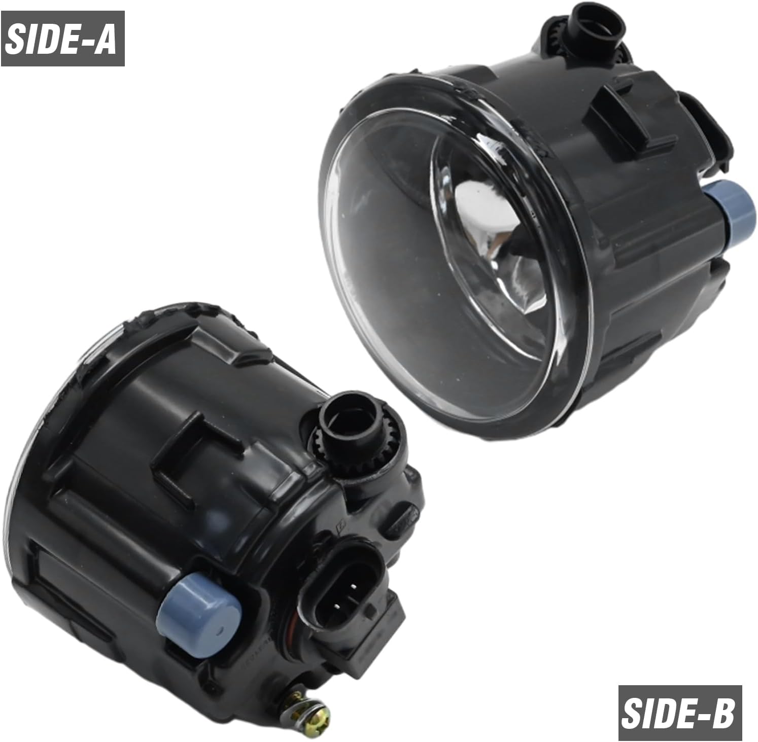 Hoypeyfiy Fog Light Left Right Driving Lamp 261508993B Replacement for Nissan Versa 2007-12, Replacement for Murano 2009-14, Replacement for Infiniti EX35/QX50 2008-15 Halogen Bulb+Switch+Wiring Kit