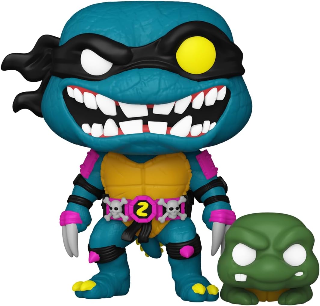 Funko POP! & Buddy: Teenage Mutant Ninja Turtles (TMNT) – Slash & Turtle Slash & Pre-mutated, Turtle Slash & Turtle Slash - Collectable Vinyl Figure - Gift Idea