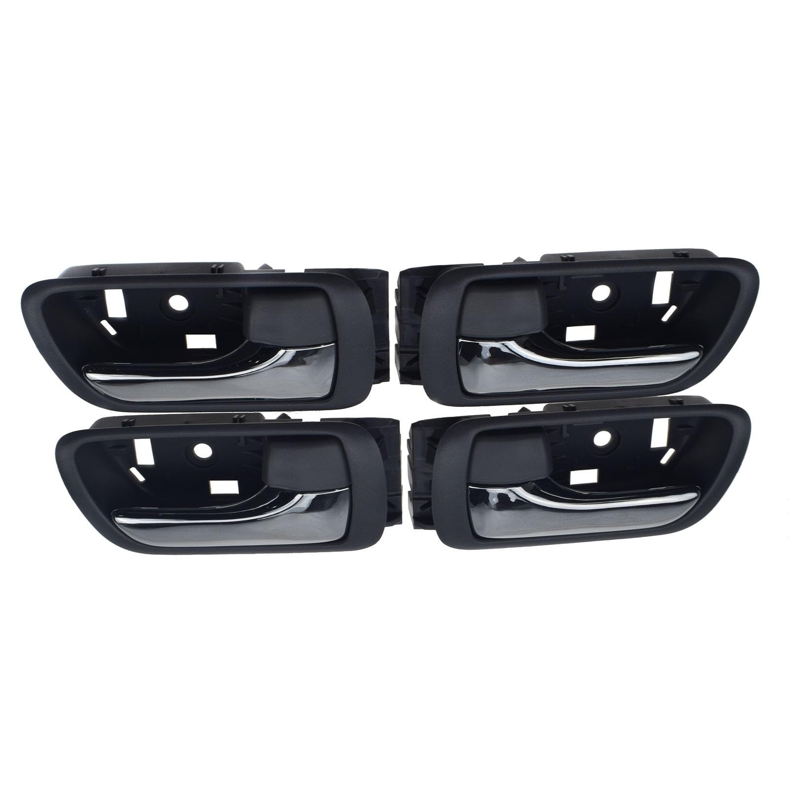POQWERIQ Car Inside Door Handle Front Rear Left Right for Toyota for Camry 2002 2003 2004 2005 2006 69206-33030 69205-33040
