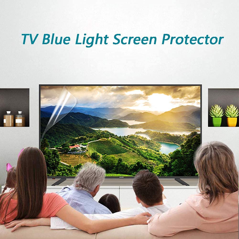 Film Mat antireflet et Anti-Casse pour téléviseur 40-75 Pouces, Protection d'écran LCD LED OLED QLED, 65 Pouces, 1440 x 809