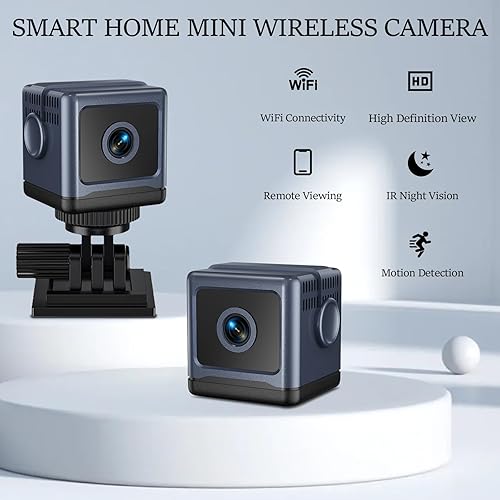Miniatura 6 de Mini cámara de seguridad HD para el hogar con visión nocturna 4K Mini cámara de niñera con control de aplicación para seguridad de oficina en casa y