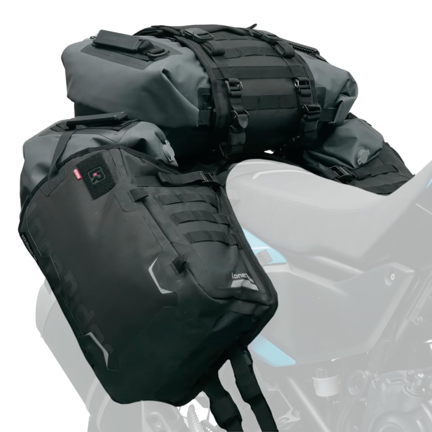 Lone Rider Sacoches Moto sans Support 70L - Étanches, pour BMW